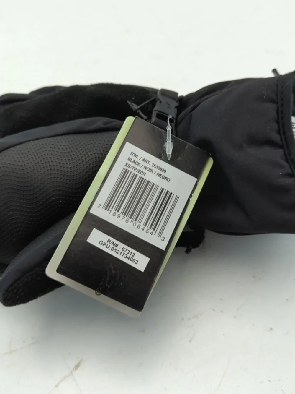Head Youth Winter Gloves Black Item 1533929 UPC 718976-06-4543 Extra Small